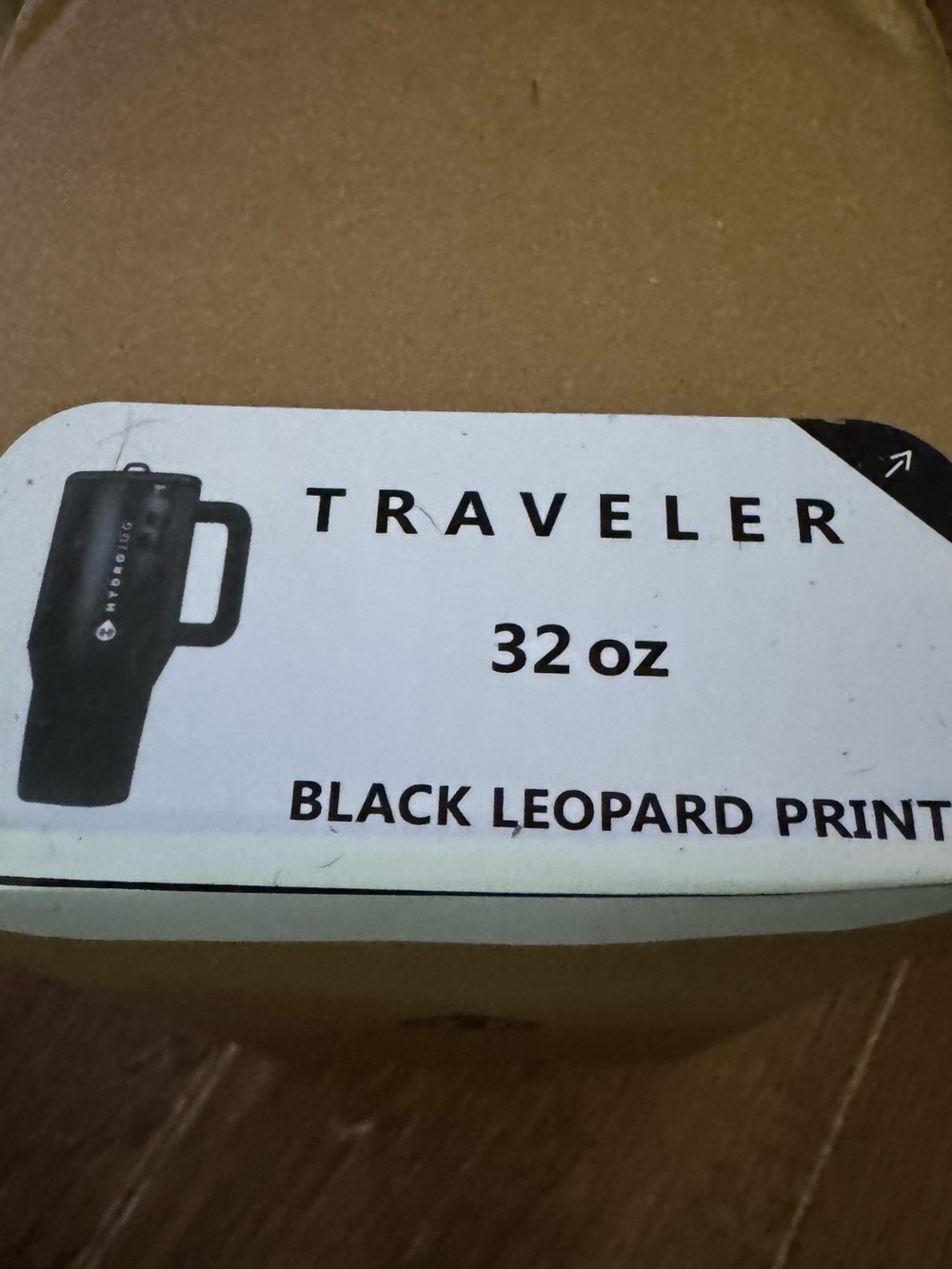 Hydrojug 32 ounce Black Leopard traveler tumbler NEW in box - Picture 9 of 9
